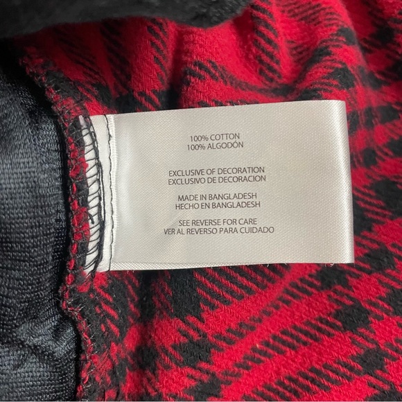 Woolrich Shacket Mens XL Red Plaid Check Flannel Button Up Long Sleeve Pockets - Picture 11 of 15